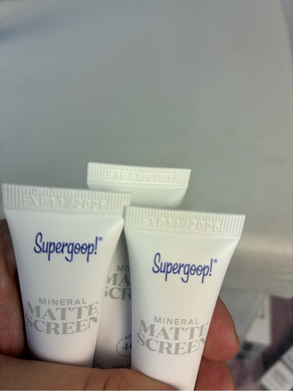 NIP Supergoop! Sunscreen Lot - Full Size and Samples - Picture 5 of 6